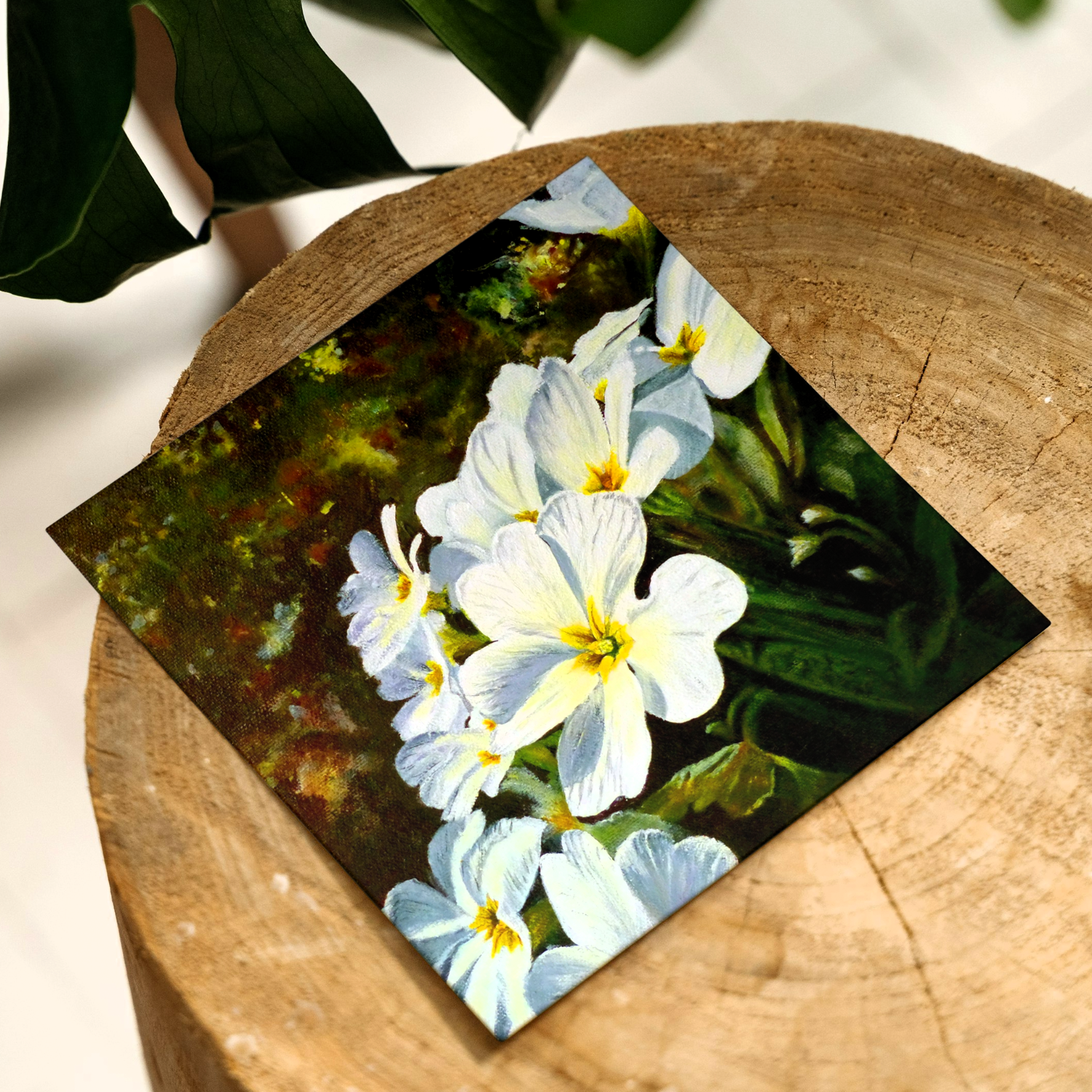 Primroses – Flower Greeting Card — Sarah Elliott Fine Art